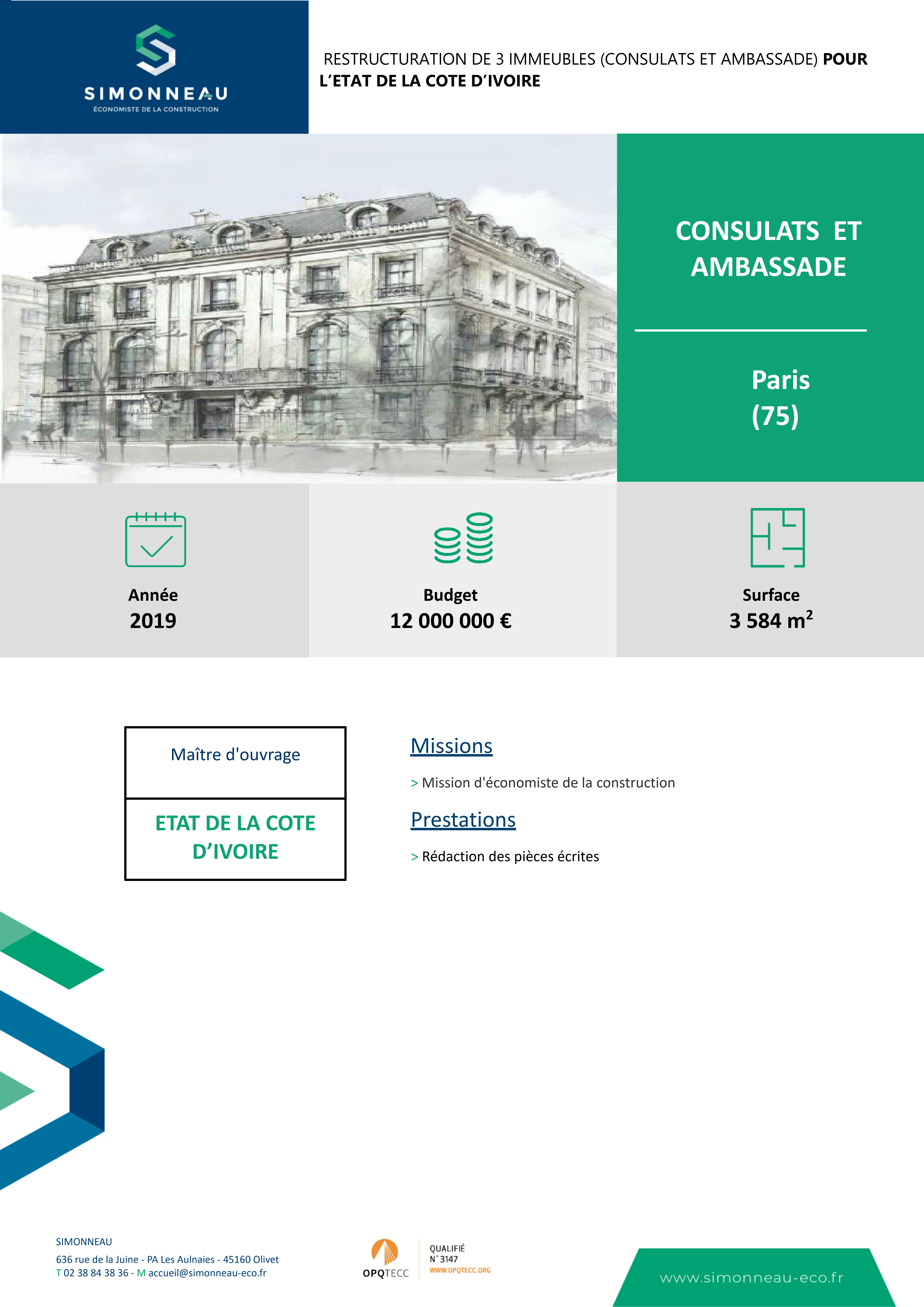 Consulat et Ambassade de la COTE D’IVOIRE